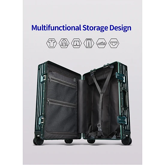 Βαλίτσα trolley case καμπίνας Bopai 833-853203 πράσινο