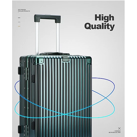 Βαλίτσα trolley case καμπίνας Bopai 833-853203 πράσινο