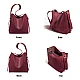 Δερμάτινη Γυναικεία Τσάντα Shopper ‘Ωμου Foxer 9136015F μπορντό