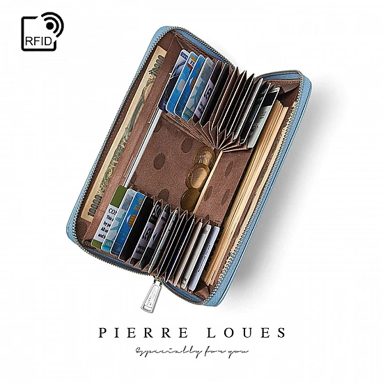 Γυναικείο πορτοφόλι Pierre Loues 928-4 καφέ