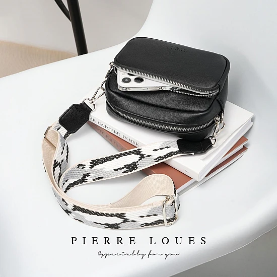 Γυναικεία Τσάντα Χιαστί Pierre Loues PL959-9 μαύρο