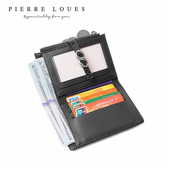 Μικρό Πορτοφόλι Γυναικείο Pierre Loues PL982-31 μαύρο