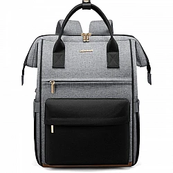 Γυναικείο Σακίδιο με USB Lovevook 15,6'' MB2146 gray/black