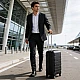 Βαλίτσα μεσαία N1312 20 κιλών Newcom 61x25x43 cm μαύρο