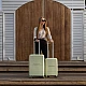Βαλίτσα σκληρή Newcom N1595 (PP) μικρή μεσαία 55,5x23x34,5 cm + 66x25,5x43x5 cm Πράσινο