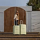 Βαλίτσα σκληρή Newcom N1595 (PP) μεσαία μεγάλη 66x25,5x43x5 cm + 75,5x29,5x45,5 cm Πράσινο