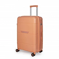 Βαλίτσα σκληρή Newcom N1595 (PP) μεσαία 66x25,5x43x5 cm Πράσινο