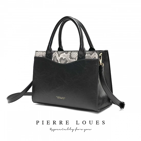 Γυναικεία τσάντα Χιαστί Pierre Loues PL615-38 μαύρο