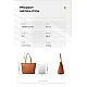 Γυναικεία Τσάντα Ώμου Shopper Pierre Loues 914-62 καφέ