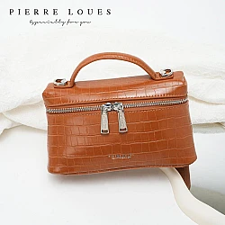 Γυναικεία Τσάντα Χιαστί Pierre Loues PL931-69-Α03 καφέ