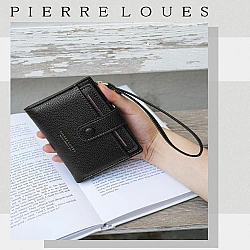 Μικρό Πορτοφόλι Γυναικείο Pierre Loues PL982-37Q μαύρο