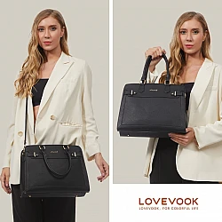 Γυναικεία τσάντα χιαστί/χειρός Lovevook 16'' WB2166 black