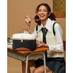 Lunch Bag Ισοθερμική τσάντα Lovevook UB3225 beige/black
