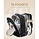 Σακίδιο ταξιδιού για γυναίκες 40L Carry on 17,3" WB2029 black/gray