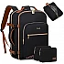 Σακίδιο ταξιδιού για γυναίκες 40L Carry on 17,3" WB2029 black leopard