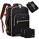 Σακίδιο ταξιδιού για γυναίκες 40L Carry on 17,3" WB2029 black leopard