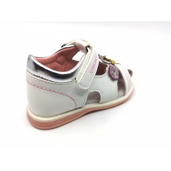 Κοριτσίστικο Πέδιλο bebe με αυτοκόλλητο velcro SMART KIDS 22/059