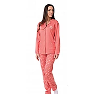 Γυναικεία Πιτζάμα  Χειμερινή Κουμπιά Lydia Creations 23573 ΚΟΡΑΛΙ