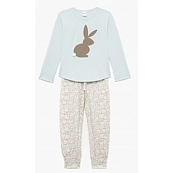 Παιδική Πιζάμα Βαμβακερή Τύπωμα Bunny 12ΕΤΟΣ-14Ε MINERVA 90-62283-7-8-620 ΣΙΕΛ