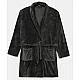 Ανδρική Ρόμπα Χειμερινή Σταυρωτή  με Ζώνη Fleece Minerva 96-71212-606 ΧΑΚΙ