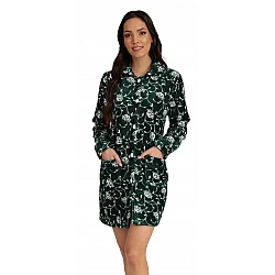 Γυναικεία Ρόμπα Χειμερινή Fleece Κουμπωτή Lydia Creations 24579 ΚΥΠΑΡΙΣΙ