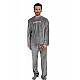 Ανδρική Πιζάμα Χειμερινή Fleece V Λαιμόκοψη Lydia Creations Mario Uomo 25658 ΓΚΡΙ