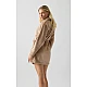 Γυναικεία Ρόμπα Χειμερινή Fleece με Ζώνη Minerva 96-52701-103 ΜΠΕΖ