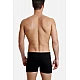 Ανδρικό βαμβακερό εσώρουχο Boxer 2Pack Walk W1760-0209 Μαύρο-Ανθρακί