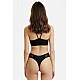 Γυναικείο εσώρουχο δαντέλα string Lace Thong WALK W2019-1-02 Μαύρο