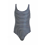 Κοριτσίστικο μαγιό Ολόσωμο Ρίγες GIRLS STRIPE 4-12 Ετών Blu4u 22315813-04 Μαύρο-Λευκό