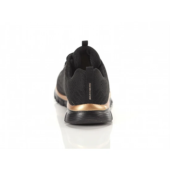 Αθλητικό παπούτσι ανατομικό SKECHERS Graceful Get Connected 12615/BKRG Μαύρο/Χρυσό