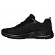 Αθλητικό παπούτσι Memory Foam ανατομικό EXTRA LIGHT SKECHERS BOUNTIFUL 12606 BBK Μαύρο/Μαύρο