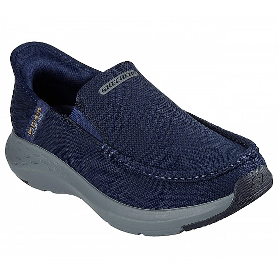 Ανδρικό Παπούτσι Casual Ορθοστασίας Slip-ins  Air-Cooled-Memory Foam-Goga Mat Arch SKECHERS Parson - Ralven 204804-NVY NAVY