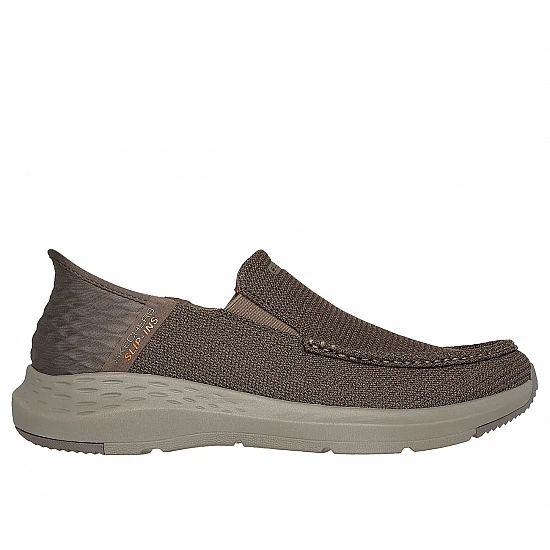 Ανδρικό Παπούτσι Casual Ορθοστασίας Slip-ins  Air-Cooled-Memory Foam-Goga Mat Arch SKECHERS Parson - Ralven 204804-TPE NATURAL