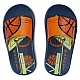 Παιδική Παντόφλα BASKET Ipanema 780-21384-2 BLUE-ORANGE-WELLOW