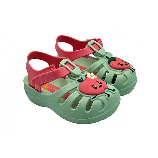 Παιδικό bebe Σαμπό Θαλάσσης Φράουλα 19-29 SUMMER XIV BABY IPANEMA 83615-BC950 780-25402-3 GREEN PINK