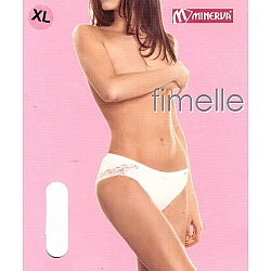 Γυναικείο εσώρουχο MINERVA FIMELLE SENSES 8282 ΛΕΥΚΟ