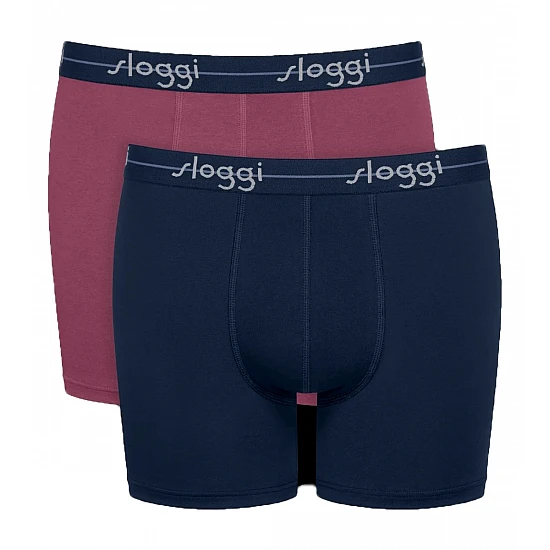 Ανδρικό εσώρουχό Βαμβάκι μπόξερ Boxer SLOGGI men Start Short C2P 10206948 -M021 ΜΠΛΕ ΜΠΟΡΝΤΟ