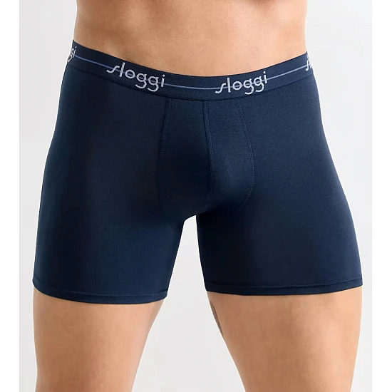 Ανδρικό εσώρουχό Βαμβάκι μπόξερ Boxer SLOGGI men Start Short C2P 10206948 -M021 ΜΠΛΕ ΜΠΟΡΝΤΟ