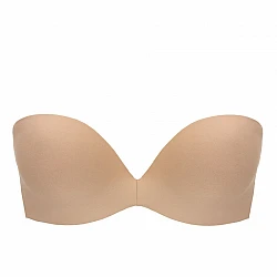 Γυναικείο Σουτιέν Strapless Luna 11062P B Cup με ενίσχυση-Μπεζ