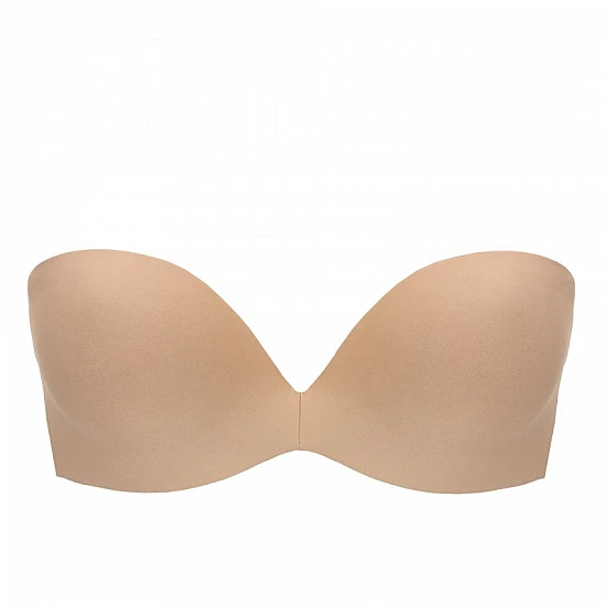 Γυναικείο Σουτιέν Strapless Luna 11062P B Cup με ενίσχυση-Μπεζ