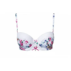 Σουτιέν Λευκό mariemeili LOTTIE BALCONY CUP C 14H0217 FLORAL