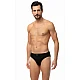 Ανδρικό εσώρουχο slip MINERVA SPORTIES 23027-3 PACK ΜΑΥΡΟ