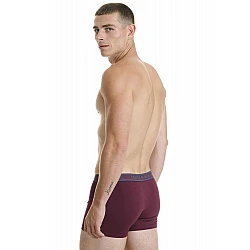 Ανδρικό βαμβακερό εσώρουχο Boxer 2Pack εξωτερικό λάστιχο Walk W1756-0327 ΜΠΛΕ ΣΚ-ΓΚΡΙ ΜΕΛ