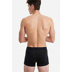 Ανδρικό εσώρουχο Bamboo Boxer Walk W1770-36 Μαύρο/ρόμβοι