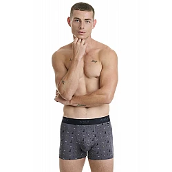 Ανδρικό Εσώρουχο Boxer Μπόξερ Bamboo Walk W1770-66 ΓΚΡΙ