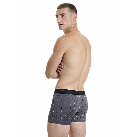 Ανδρικό Εσώρουχο Boxer Μπόξερ Bamboo Walk W1770-66 ΓΚΡΙ