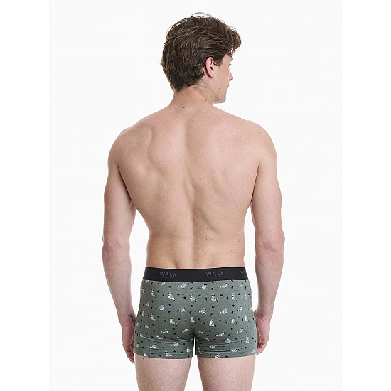 Ανδρικό Εσώρουχο Boxer Μπόξερ Bamboo Walk W1770-78 ΧΑΚΙ