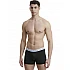 Ανδρικό βαμβακερό εσώρουχο Boxer 2Pack Walk W1765-1-0202 Μαύρο/Μαύρο