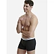 Ανδρικό βαμβακερό εσώρουχο Boxer 2Pack Walk W1765-1-0202 Μαύρο/Μαύρο
